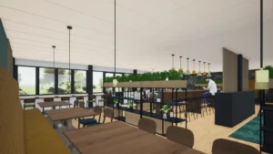 Projectinrichting restaurant